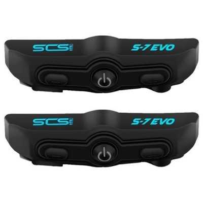 Spovii 2X BT-S3 Intercomunicador Casco Moto, 1000m Auriculars Manos Libres  Bluetooth para Moto