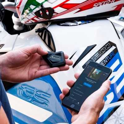 intercomunicador bluetooth midland bt mini moto accesorio comunicacion cascoloco motociclista distriramirez