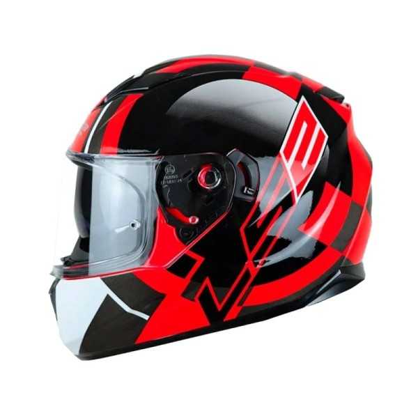 Casco LS2 320 Stream Target N7 Rojo