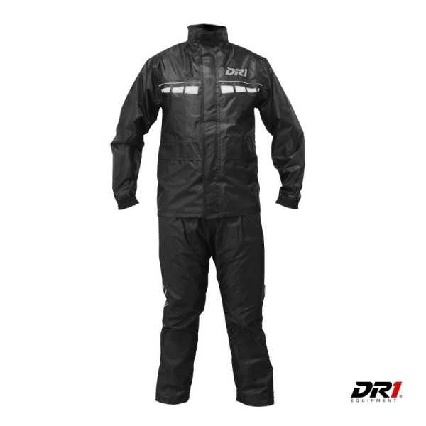 Traje Impermeable DR1 Racing Negro Fucsia