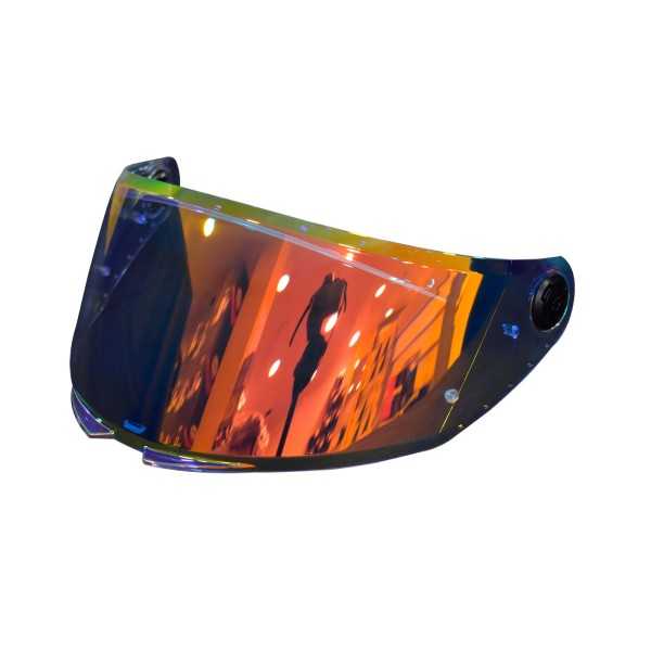 VISOR MT THUNDER 4 TRASLUCIDO ROJO