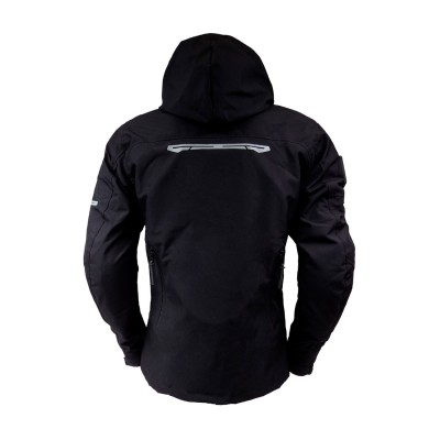 Chaqueta Doble Faz DFR negro rojo