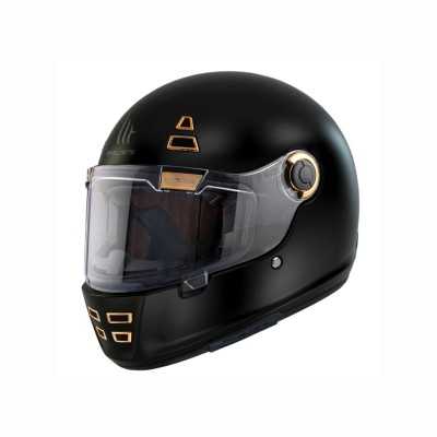 Casco Mt Helmets Thunder 4sv A1 Solid Negro Brillante Moto Tamaño Del Casco  Xl(61-62
