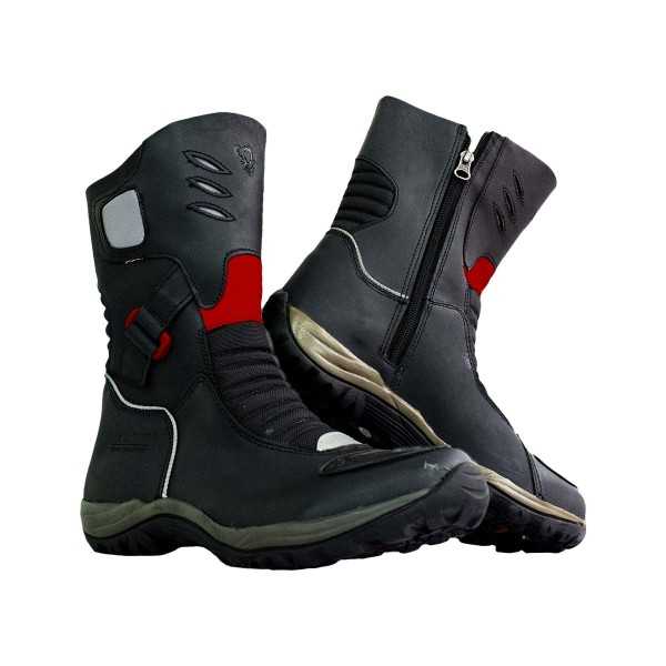 Botas Alps Deer Corta Negra Rojo