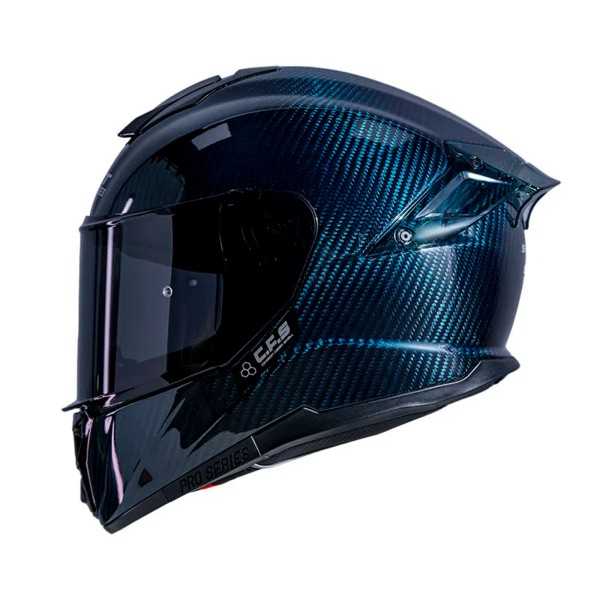 Casco Certificado Shaft Pro 620C EVO Solid 3K Azul| Visor Azul