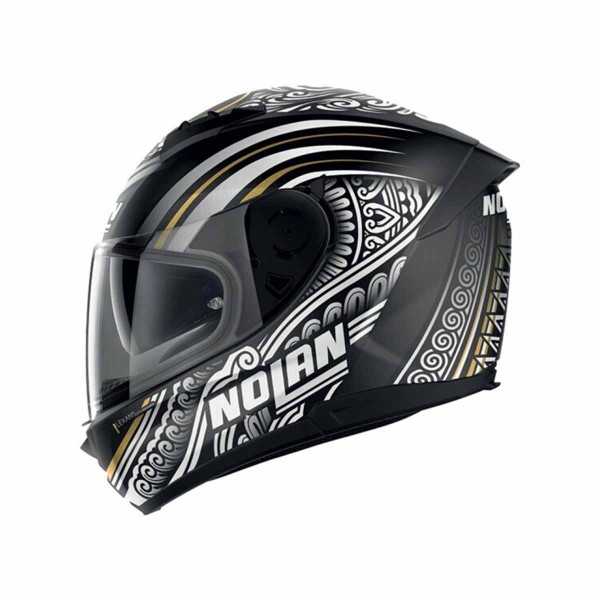 Casco Certficado NOLAN N 60.6 G REP A CANET TEST 48 Negro Mate Blanco