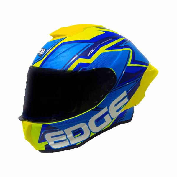 Casco Certificado EDGE INT SHANGHAI QUARTZ Amarillo Azul