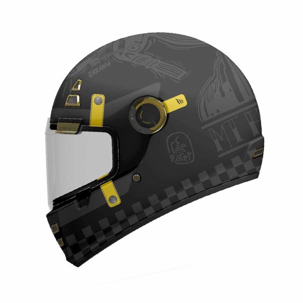 Casco certificado MT 119 JARAMA ZONE C1 Negro Mate