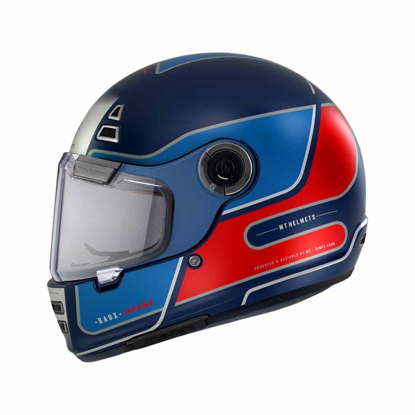 Casco certificado MT 119 JARAMA BAUX D7 Azul Mate