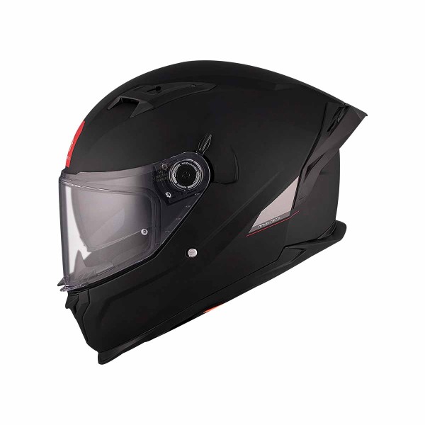 Casco Certificado MT 128 SV BRAKER SV SOLID A1 Negro Mate