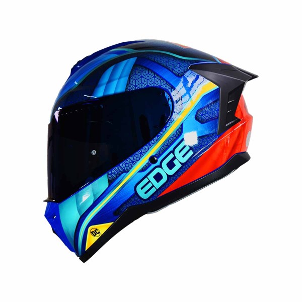 Casco Certificado EDGE EXTREME SUPERMAN Brillante