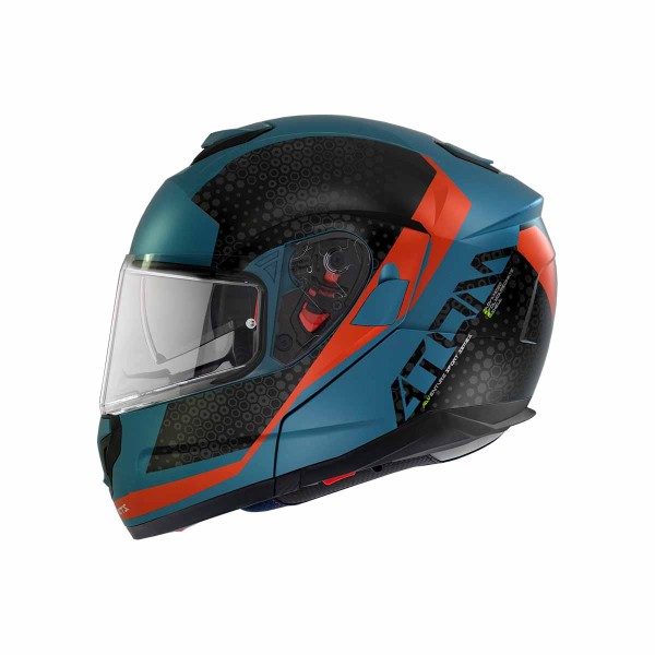 Casco Certificado MT FU401SV ATOM SV ADVENTURE B7 Azul Mate