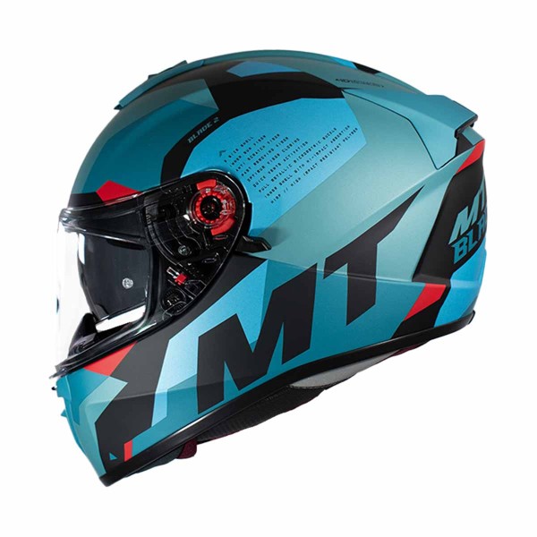 Casco Certificado MT FF107SV BLADE 2 SV FADE E17 Azul Mate