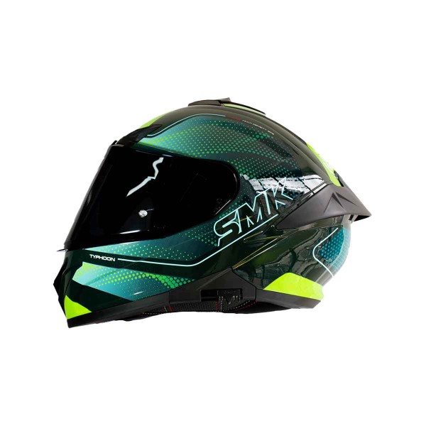 Casco Certificado SMK TYPHOON MYSTIC Verde