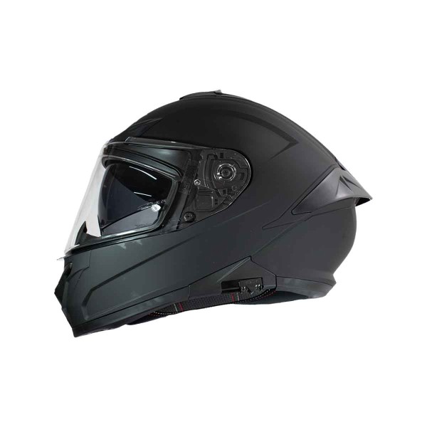 Casco Certificado SMK TYPHOON Negro Mate