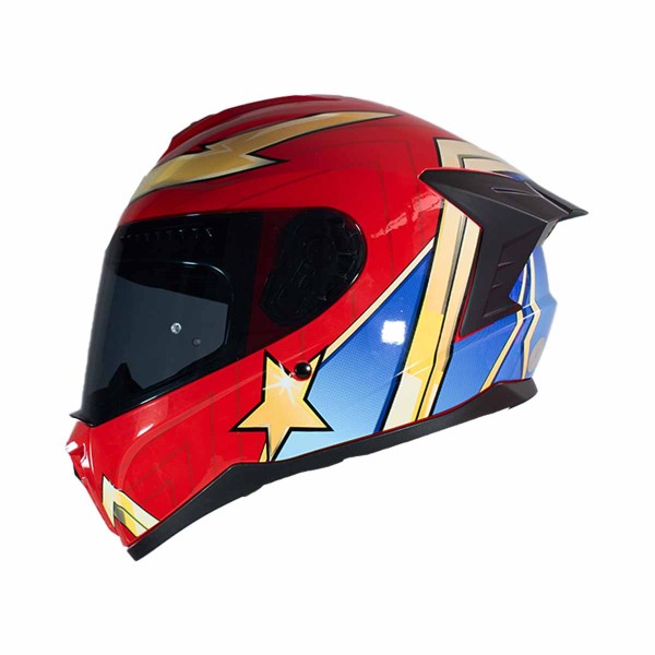 Casco Certificado EDGE WONDER WOMAN Brillante