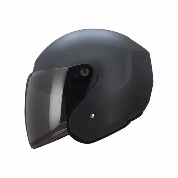 Casco Certificado TECH T-10 SOLID Negro Mate| Visor Humo