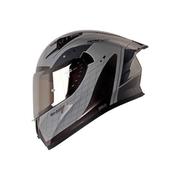 Casco Certificado Shaft 526SP EVO SINNER Gris| Visor Plata