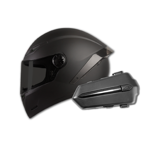 Combo Casco ICH 501 SP PLANO + Bluetooth DFR 5S