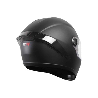 casco abatible certificado ICH 3120 plano negro