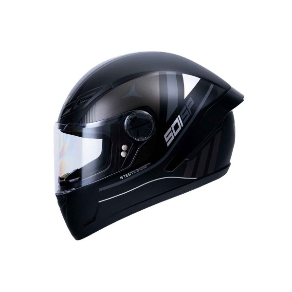 Casco Certificado INT ICH 501 SP Neggaz Negro Mate Gris