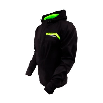 Chaqueta Doble Faz DFR negro rojo