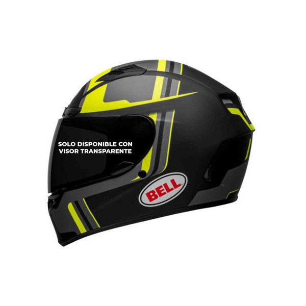 Casco Certificado Bell Qualifier Torque Negro Verde