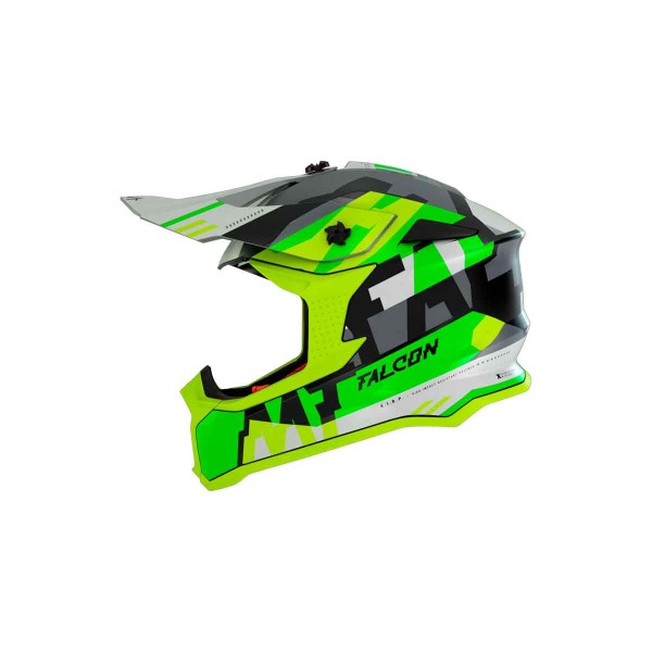 CASCO MT MX802 FALCON ARYA A3 FLUOR BRILLO