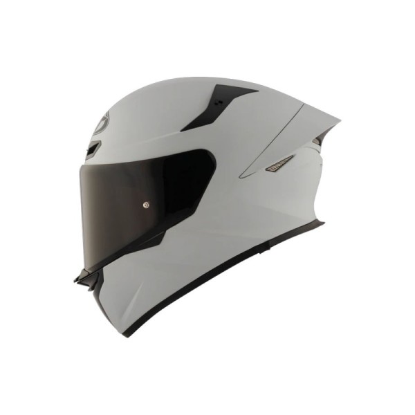 CASCO CERTIFICADO KYT TT REVO CON SPOILER PLAIN GRIS MATE