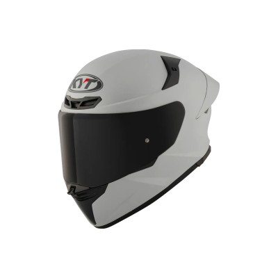 CASCO CERTIFICADO KYT TT REVO CON SPOILER PLAIN GRIS MATE