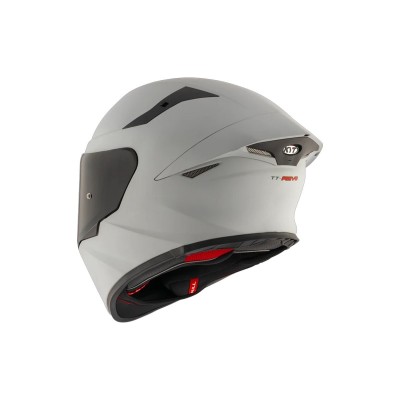CASCO CERTIFICADO KYT TT REVO CON SPOILER PLAIN GRIS MATE
