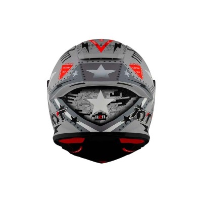 CASCO CERTIFICADO KYT R2R MAX ASSAULT MATT GRIS