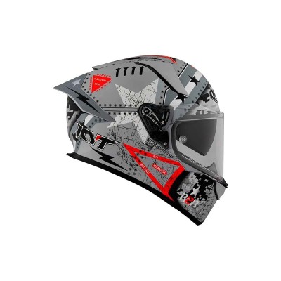 CASCO CERTIFICADO KYT R2R MAX ASSAULT MATT GRIS