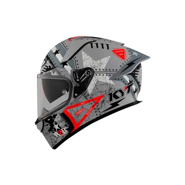 CASCO CERTIFICADO KYT R2R MAX ASSAULT MATT GRIS