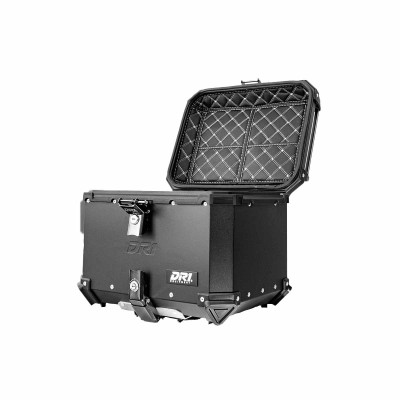 MALETERO CUADRADO DR1 ALU PRO ALUMINIO 45 LT NEGRO