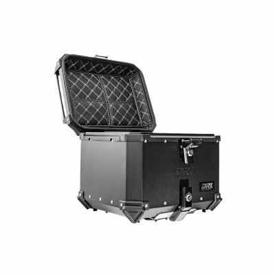 MALETERO CUADRADO DR1 ALU PRO ALUMINIO 45 LT NEGRO