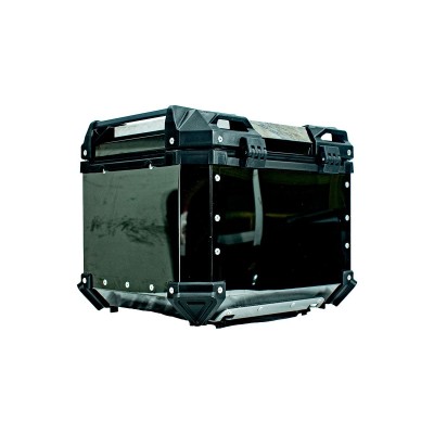 MALETERO CUADRADO DR1 ALU PRO ACERO 45 LT NEGRO