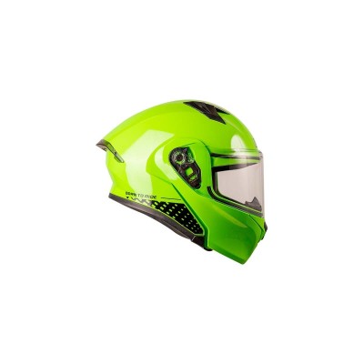 casco abatible certificado ICH 3120 plano negro