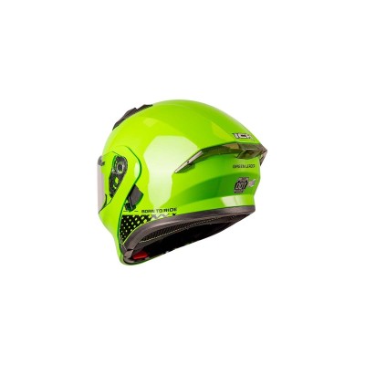 casco abatible certificado ICH 3120 plano negro