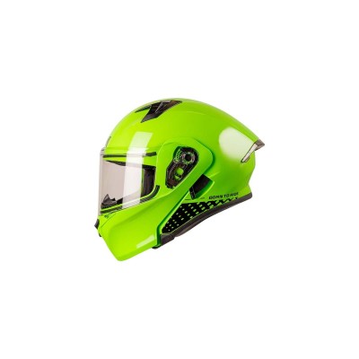 casco abatible certificado ICH 3120 plano negro