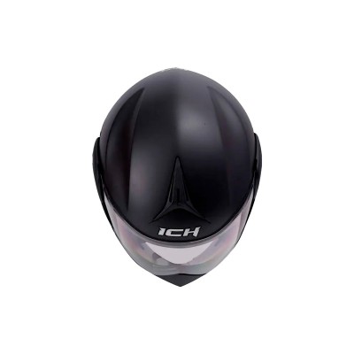 casco abatible certificado ICH 3120 plano negro