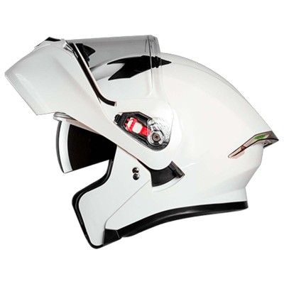 casco abatible certificado ICH 3120 plano negro