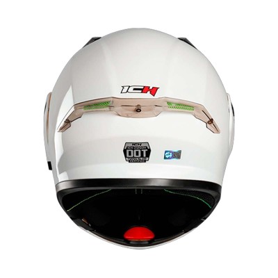 casco abatible certificado ICH 3120 plano negro