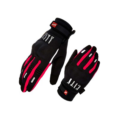 Guantes Moto Protección Madbike City Termico Negro