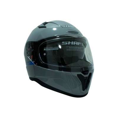 CASCO CERTIFICADO SHAFT 532 SOLID GRIS AZUL| Visor Iridium Azul