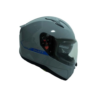 CASCO CERTIFICADO SHAFT 532 SOLID GRIS AZUL| Visor Iridium Azul