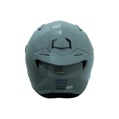 CASCO CERTIFICADO SHAFT 532 SOLID GRIS AZUL| Visor Iridium Azul