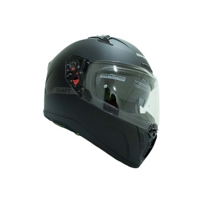 CASCO CERTIFICADO SHAFT 532 SOLID NEGRO GRIS| Visor Iridium Azul