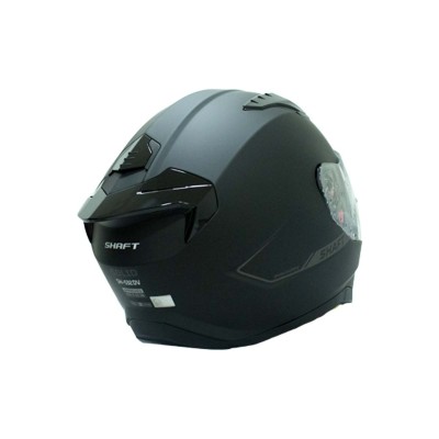 CASCO CERTIFICADO SHAFT 532 SOLID NEGRO GRIS| Visor Iridium Azul