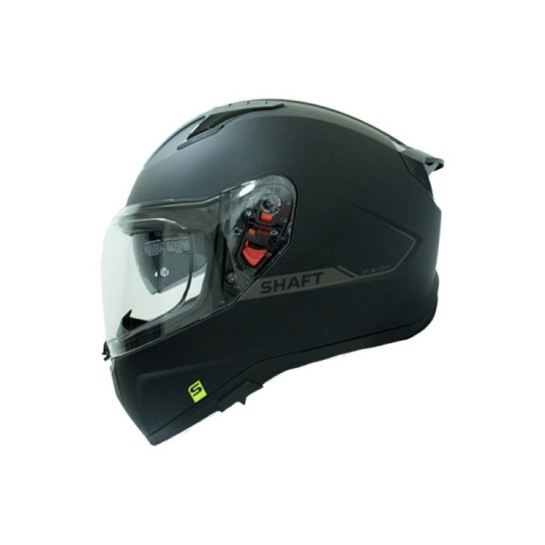 CASCO CERTIFICADO SHAFT 532 SOLID NEGRO GRIS| Visor Iridium Azul